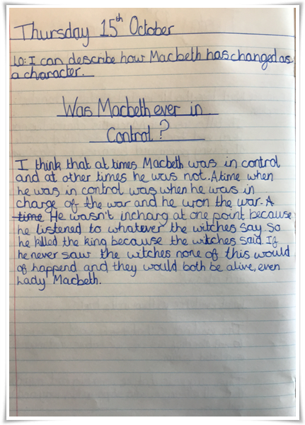 how has lady macbeth changed